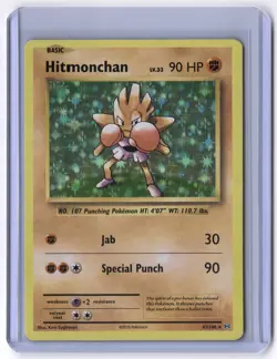Hitmonchan 62/108 Holo Rare Holo NM Pokemon XY - Evolutions - Image 1