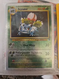 Pokemon TCG Ivysaur Base Set 30/102 Regular 1999-2000 - Image 1