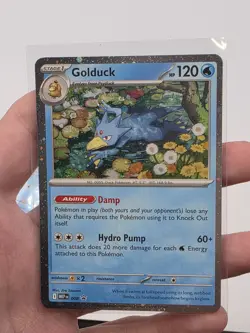 Pokemon TCG Mega Evolutions Psyduck 007 Golduck 008 Black Star Promo Holo NEW NM - Image 4
