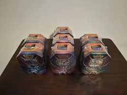 Pokemon TCG Sylveon, Glaceon, Leafeon GX Fall Celebration Sealed 3 Tin Set - Image 5