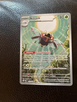 Ninjask 137/132 Pokemon Mega Evolution Holo Illustration Rare - Image 1