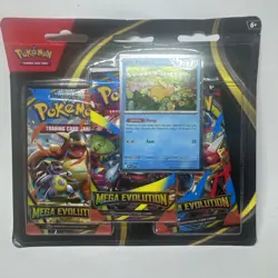 Pokemon Mega Evolution Base Set 3 Pack Blister Psyduck Tcg - Image 1