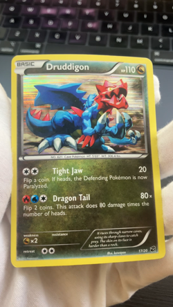 Pokemon Dragon Vault Stamped Holo Blister Promo -Druddigon - 17/20 - NM w/ Video - Image 2