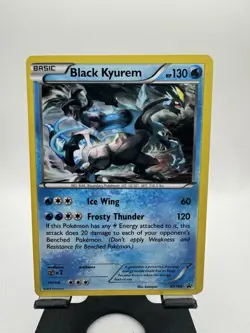 Black Kyurem XY160 Pokemon TCG Black Star Promo Cosmos Holo - Image 1