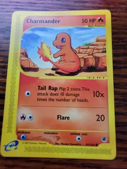 Pokemon Charmander 097/165 Expedition Base Set Regular Lp - Image 1