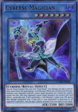Yu-Gi-Oh! Cyberse Magician Unlimited CYHO-EN026 Ultra Rare NM/LP x1 - Image 1