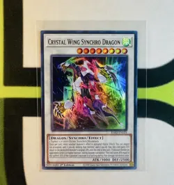 Crystal Wing Synchro Dragon 1st Edition Super Rare RA02-EN029 Yu-Gi-Oh! - Image 1