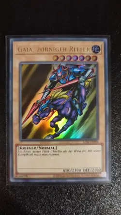 Yu-Gi-Oh! Gaia, zorniger Ritter | LOB-DE006 | 25th | German | Ultra Rare | NM - Image 1