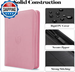 Premium Zip Card Binder 9 Pocket Trading Card Binder 360 Zipper Card... - Image 2