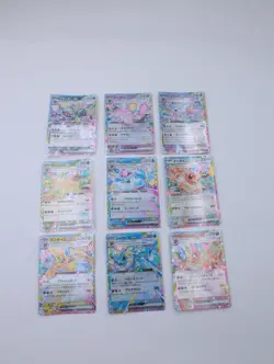 US Stock Pokemon Card Eevee Evolution RR 9 card set Terastal Festival sv8a ex NM - Image 2