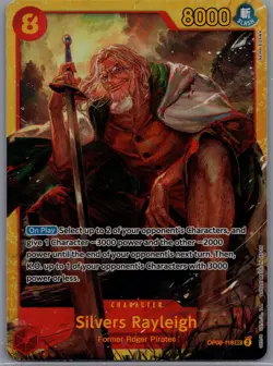 OP08-118 Silvers Rayleigh SEC Alt Art One Piece TCG English Card Two Legends - Image 1