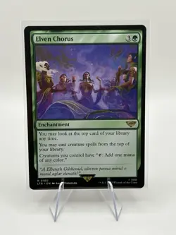 Elven Chorus - The Lord of the Rings (LTR) - MTG Rare #160 | Regular Card - Image 2