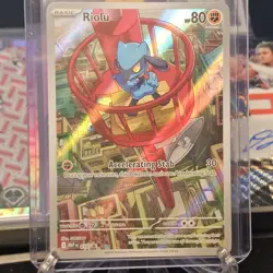 Pokemon TCG Riolu MEP 010 2025 Mega Evolution ETB Black Star Promo Card - NM - Image 1