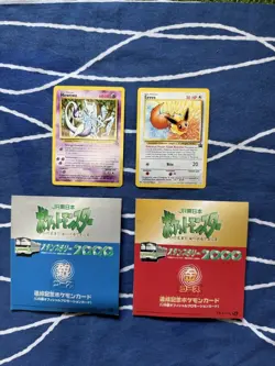 Mewtwo Eevee Pokemon Stamp Rally 2000 Card Vintage Nintendo Bandai Japanese - Image 2