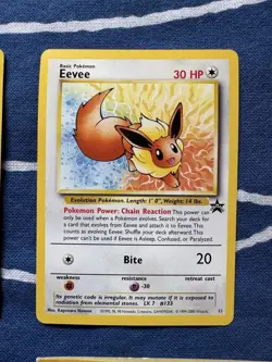 Mewtwo Eevee Pokemon Stamp Rally 2000 Card Vintage Nintendo Bandai Japanese - Image 4