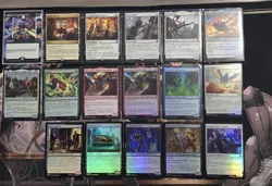 Magic The Gathering Spiderman 80 Card Lot 1 Mythic/ 3 Rares/ 11 Foils & Stickers - Image 2