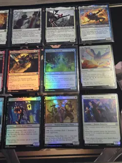 Magic The Gathering Spiderman 80 Card Lot 1 Mythic/ 3 Rares/ 11 Foils & Stickers - Image 4