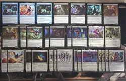 Magic The Gathering Spiderman 80 Card Lot 1 Mythic/ 3 Rares/ 11 Foils & Stickers - Image 5