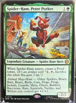 MTG Marvel's Spider-Man Spider-Ham, Peter Porker (Rare) - Image 1