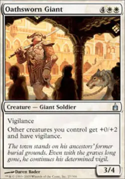Oathsworn Giant - Light Play MTG Ravnica - Image 1