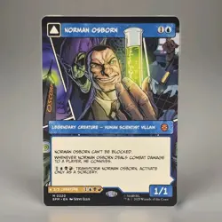 MTG - Marvel's Spider-Man - Norman Osborn (Borderless) (MR) 220 NM/M Mythic - Image 1