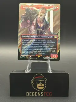 Seifer Almasy 0534 (Borderless) (Surge Foil) Final Fantasy Foil MTG - Image 1
