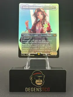 Aerith Gainsborough 0374 (Borderless) Final Fantasy Foil MTG - Image 1