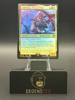 Lightning, Army of One 0233 Final Fantasy foil MTG - Image 1