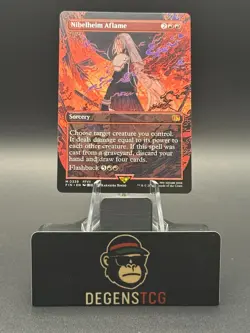 Nibelheim Aflame 0339 (Borderless) Final Fantasy Regular non foil mtg english - Image 1