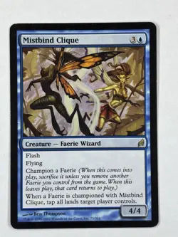 Mistbind Clique Lorwyn Regular MTG Magic the Gathering Moderate Play - Image 1