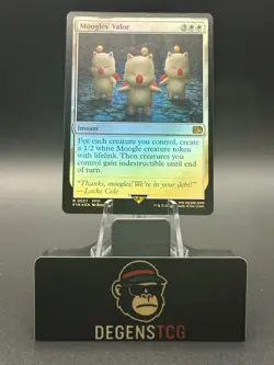 Moogles' Valor 0027 Final Fantasy Foil MTG - Image 1