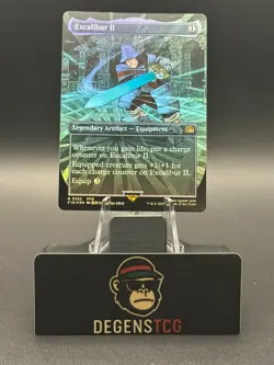 Excalibur II 0352 Borderless Final Fantasy Foil MTG English - Image 1