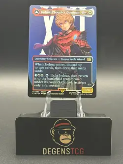 Joshua, Phoenix's Dominant 0397 (Borderless) Final Fantasy Foil MTG - Image 1