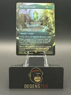 The Earth Crystal 0342 (Borderless) Final Fantasy Foil MTG - Image 1