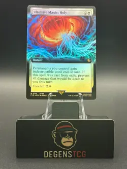 Ultimate Magic Holy 0110 (Extended Art) Commander: Final Fantasy Foil MTG - Image 1