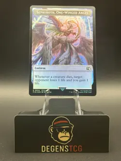 Emblem Sephiroth, One-Winged Angel Robot Warrior 0024 final fantasy mtg foil - Image 1