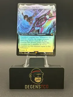 Conformer Shuriken 0127 extended Commander Final Fantasy Foil MTG - Image 1