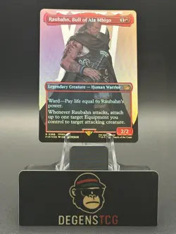 Raubahn, Bull of Ala Mhigo 0388 (Borderless) Final Fantasy Foil MTG - Image 1