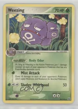 Weezing Pokemon EX Delta Species #33 2005 - Image 1