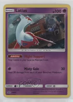 Latias Holo Pokemon Sun & Moon Black Star Promo #SM87 - Image 1