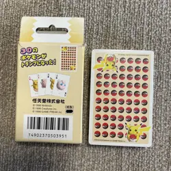 Full Set Pikachu Pokemon Playing Cards Yellow Vintage Unused Nintendo Japan 1998 - Image 3