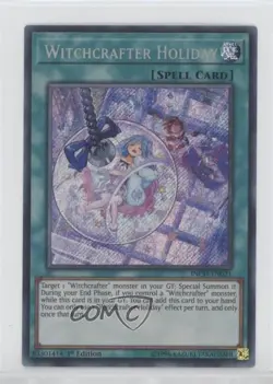 Witchcrafter Holiday (SE) 1st Ed. YuGiOh The Infinity Chasers #INCH-EN021 - Image 1