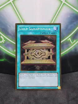Yugioh Gold Sarcophagus PGLD-EN068 Gold Rare 1st Edition NM - Image 1