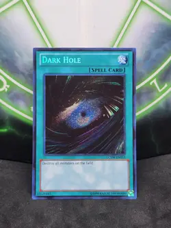 Yugioh Dark Hole LCYW-EN053 Secret Rare NM - Image 1