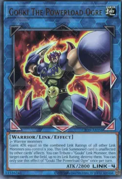Yugioh Asian-English Gouki The Powerload Ogre CR09-AE058 Ultra Rare - Image 1