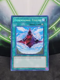 Yugioh Dimensional Fissure RYMP-EN081 Secret Rare 1st Edition NM - Image 1