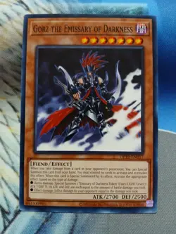 Yugioh Gorz the Emissary of Darkness Common OP19-EN017 Near Mint - Image 1