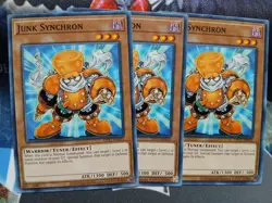 Yugioh Junk Synchron X3 Common OP17-EN015 Near Mint Playset - Image 1
