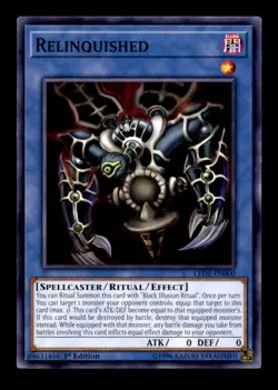 Yugioh Relinquished LED2-EN000 Common Near Mint Condition 1st NM - Image 1