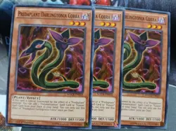 Yugioh Predaplant Darlingtonia Cobra X3 Common MACR-EN010 1st Near Mint Playset - Image 1